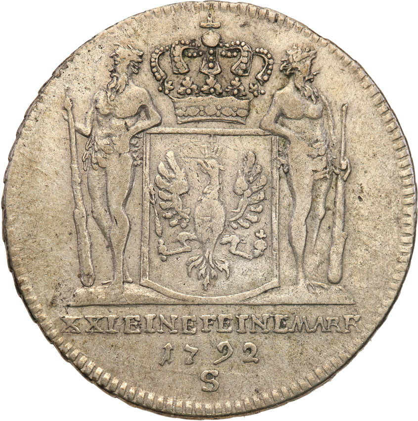 Niemcy, Prusy. 2/3 talara (gulden) 1792 S, Schwabach
